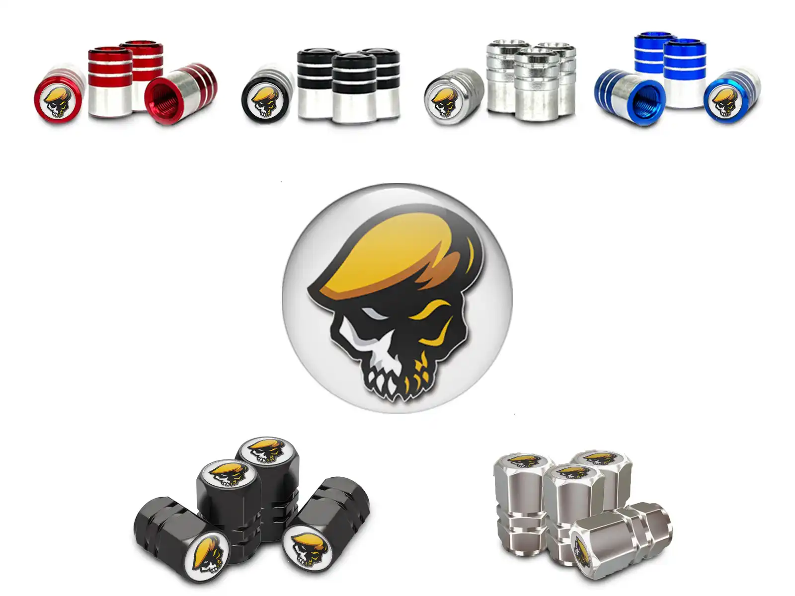 Wheels Valve Caps for SUV Topmost Finish